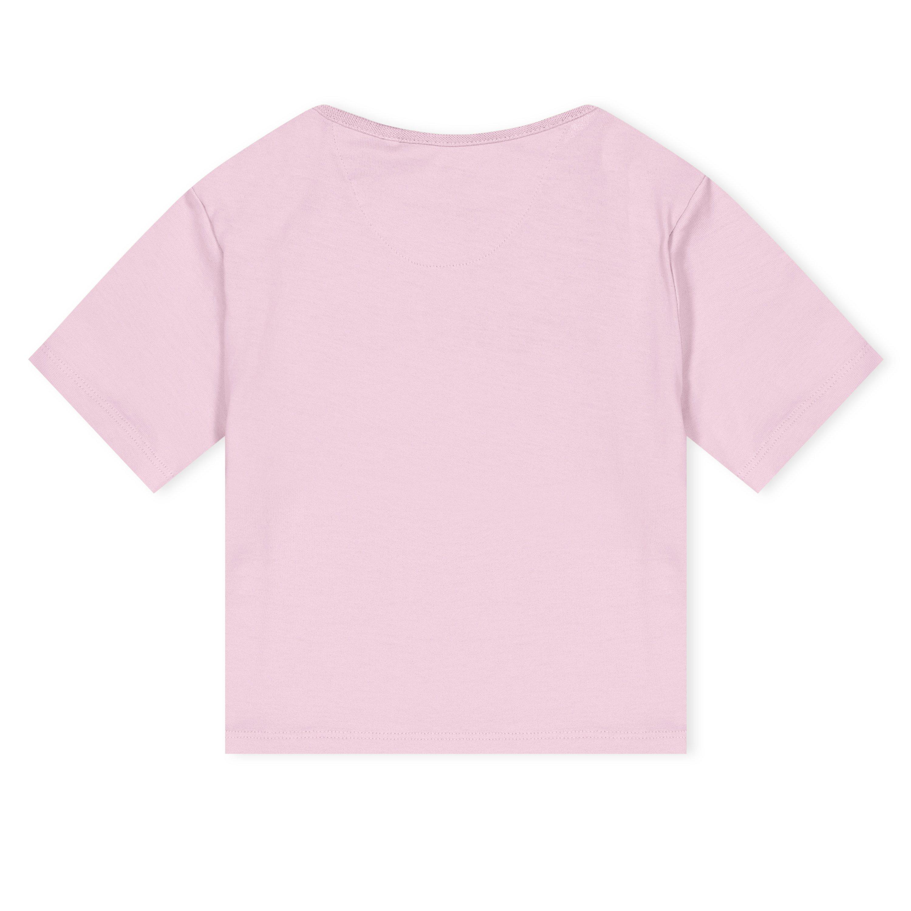 Magnolia Pink - Pangaia - Unisex Kids' Logo T-Shirt - 2