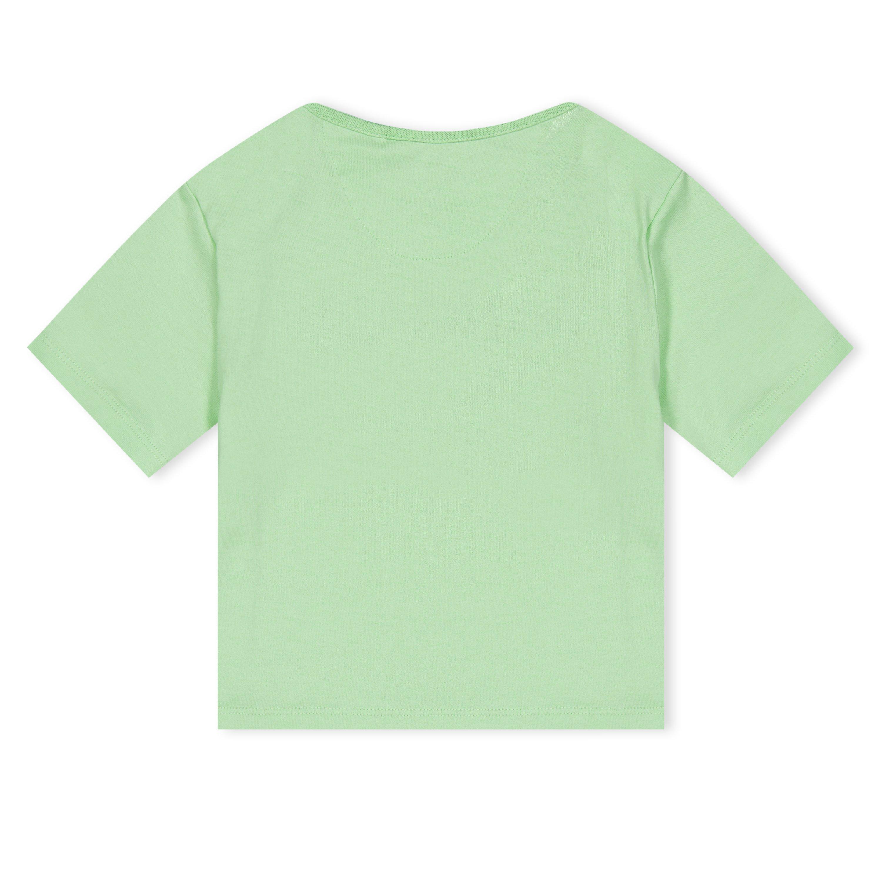 Fennel Green - Pangaia - Unisex Kids' Logo Regular Fit T-Shirt - 2