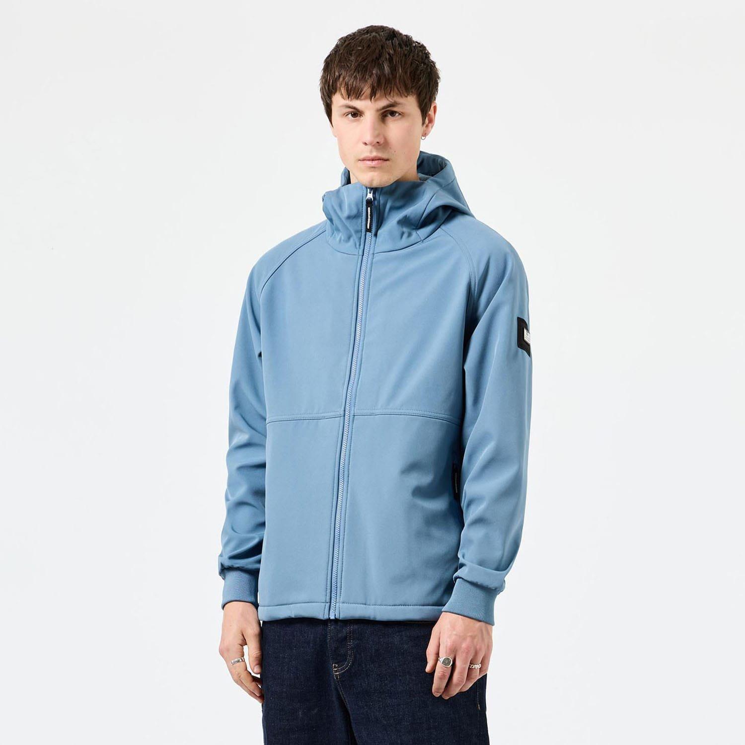 Blue - Weekend Offender - Stipe Softshell Jacket - 3