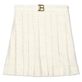 Balmain Logo Skirt In99