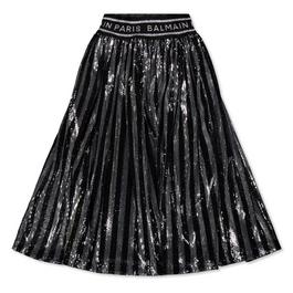 Balmain Logo Skirt In99