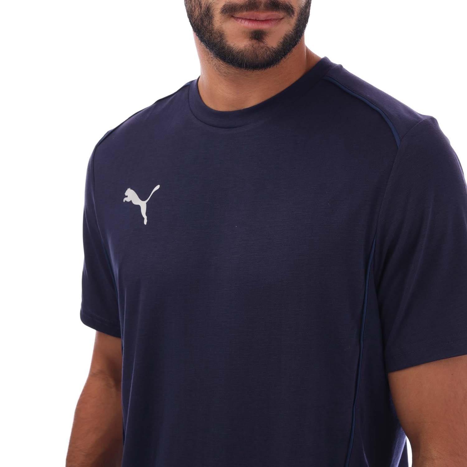 Navy - Puma - TeamFINAL Casuals T-Shirt - 2