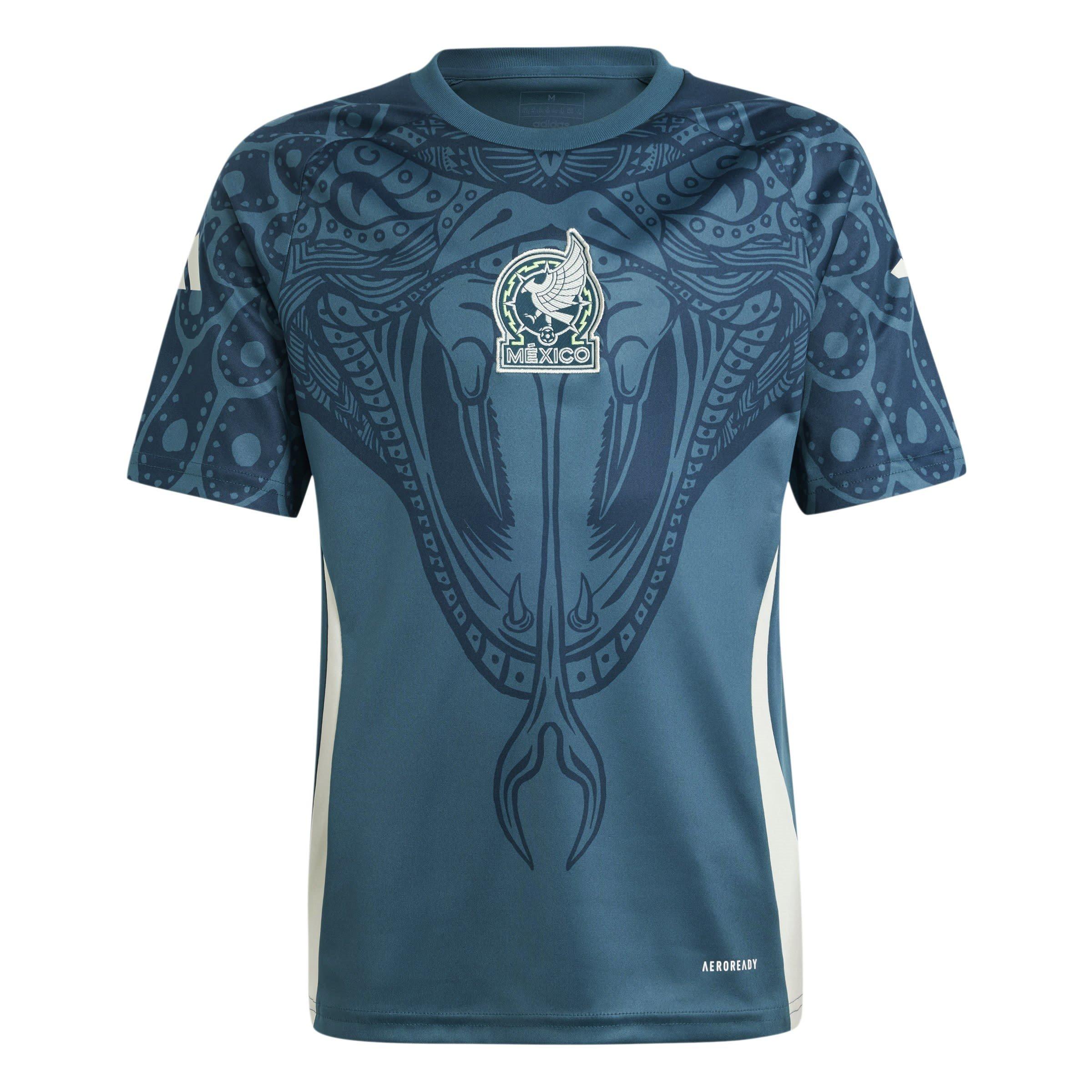 Groen - adidas - Mexico Pre Match Shirt 2024 Juniors - 1