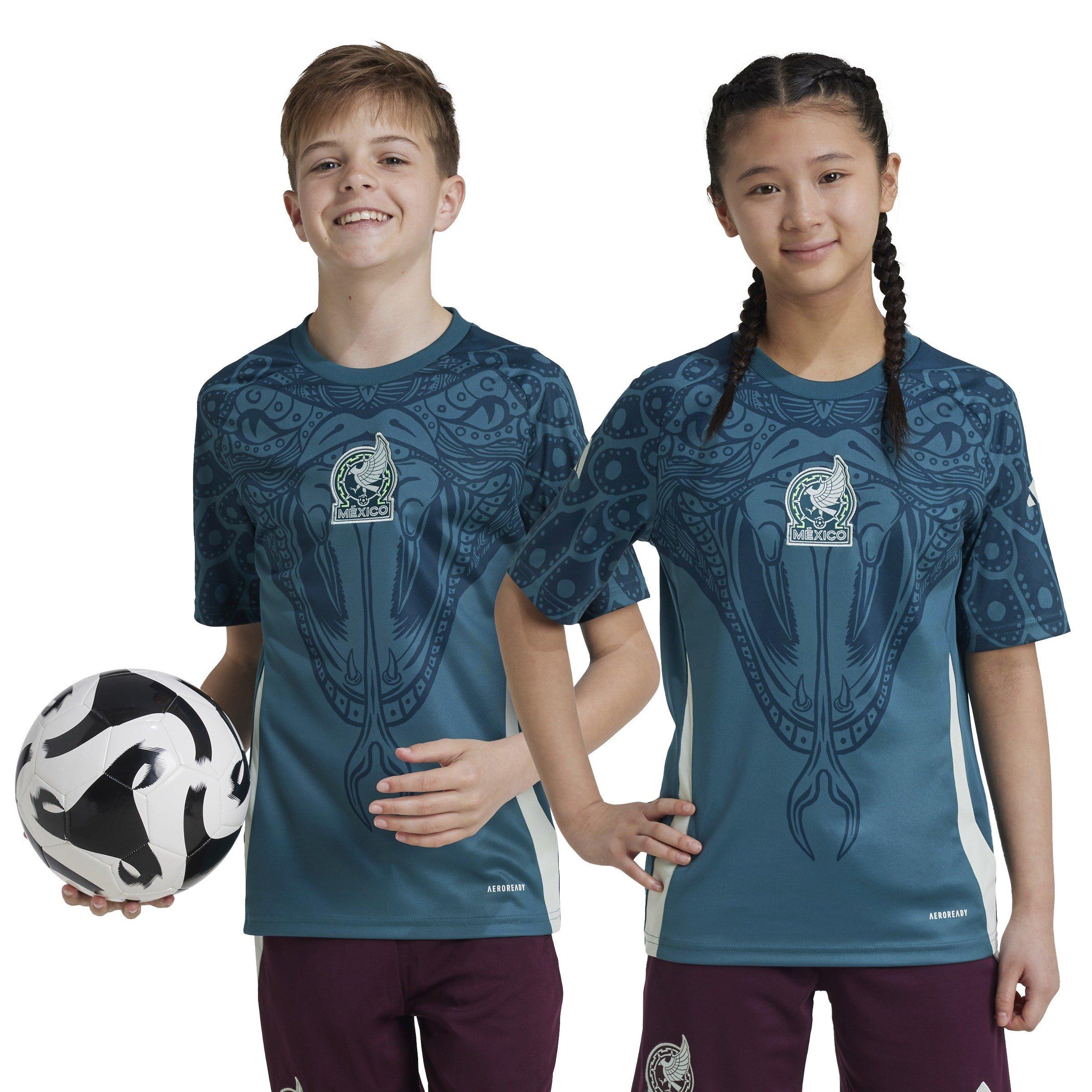 Grün - adidas - Mexico Pre Match Shirt 2024 Juniors - 4