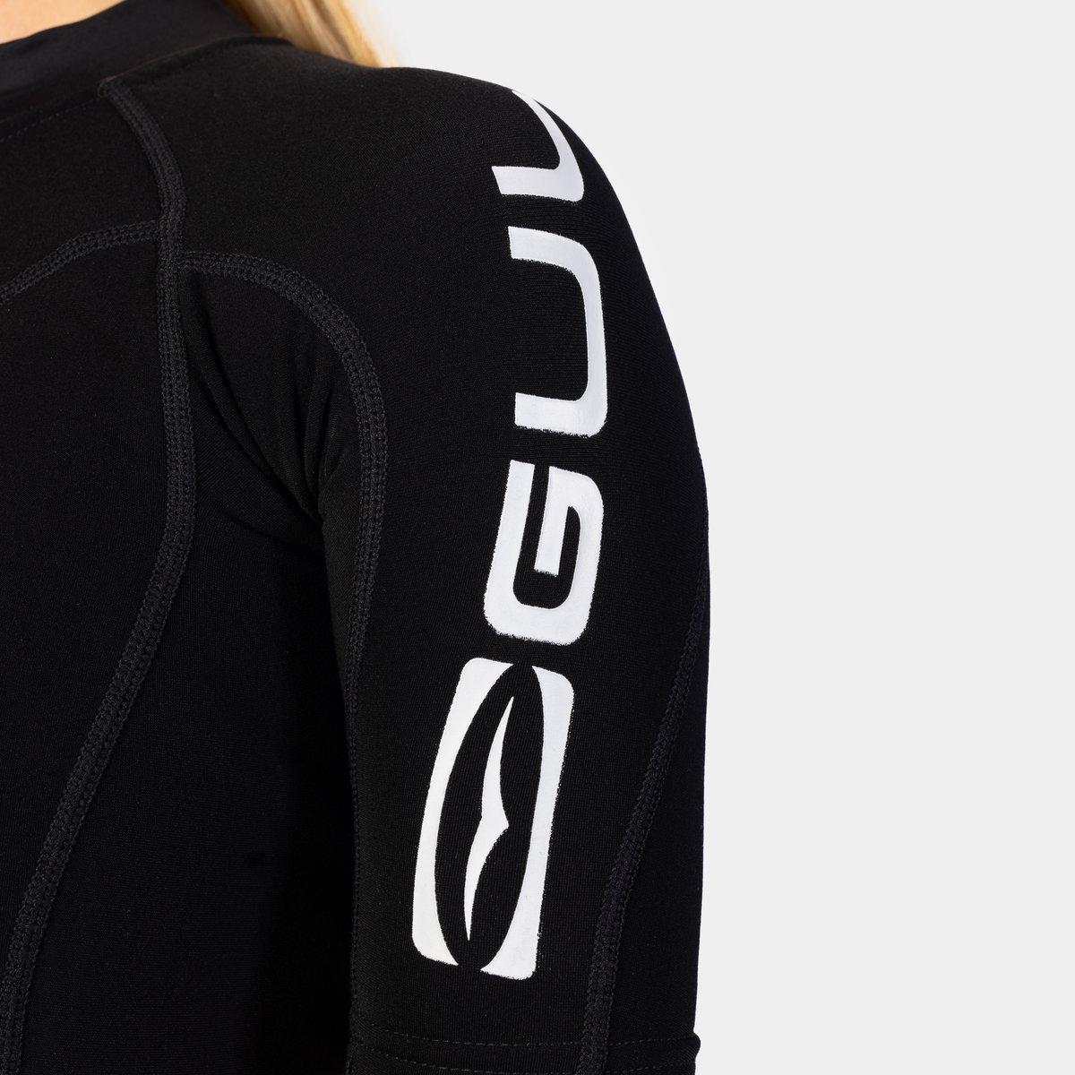 Black - Gul - Evotherm Ladies Short Sleeve Flatlock Thermal - 6