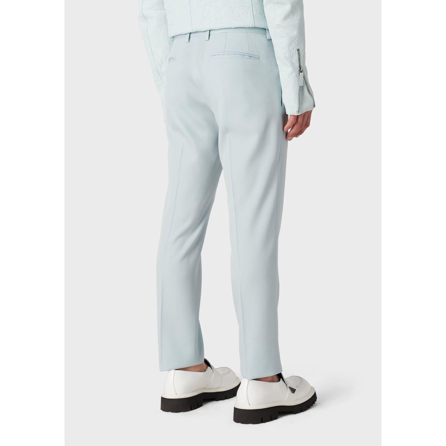 Blue - Emporio Armani - Trousers - 2