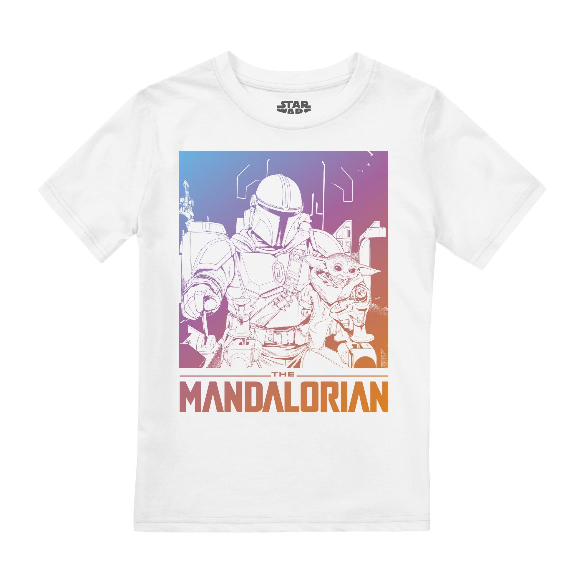 Star Wars Boys The Child Gradient - White - 9-10 YEARS