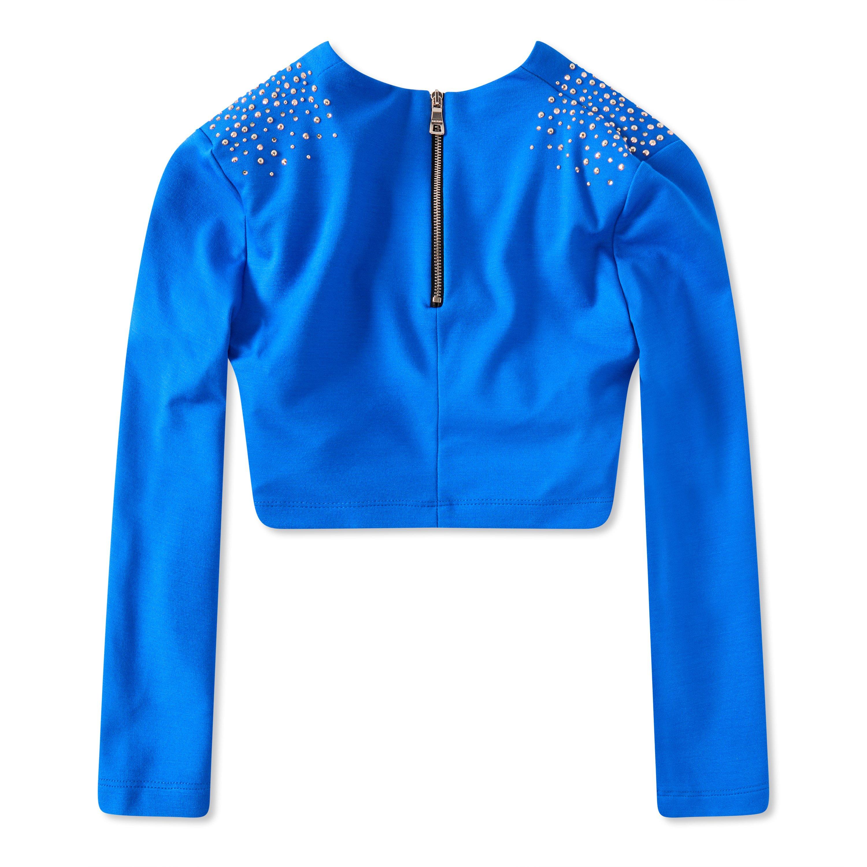 Blue - Balmain - Kids' Regular Fit T-Shirt - 2