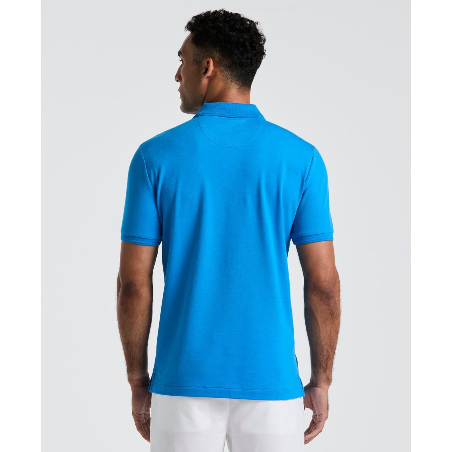 Blue - Original Penguin - Daddy Stick Polo Shirt - 2