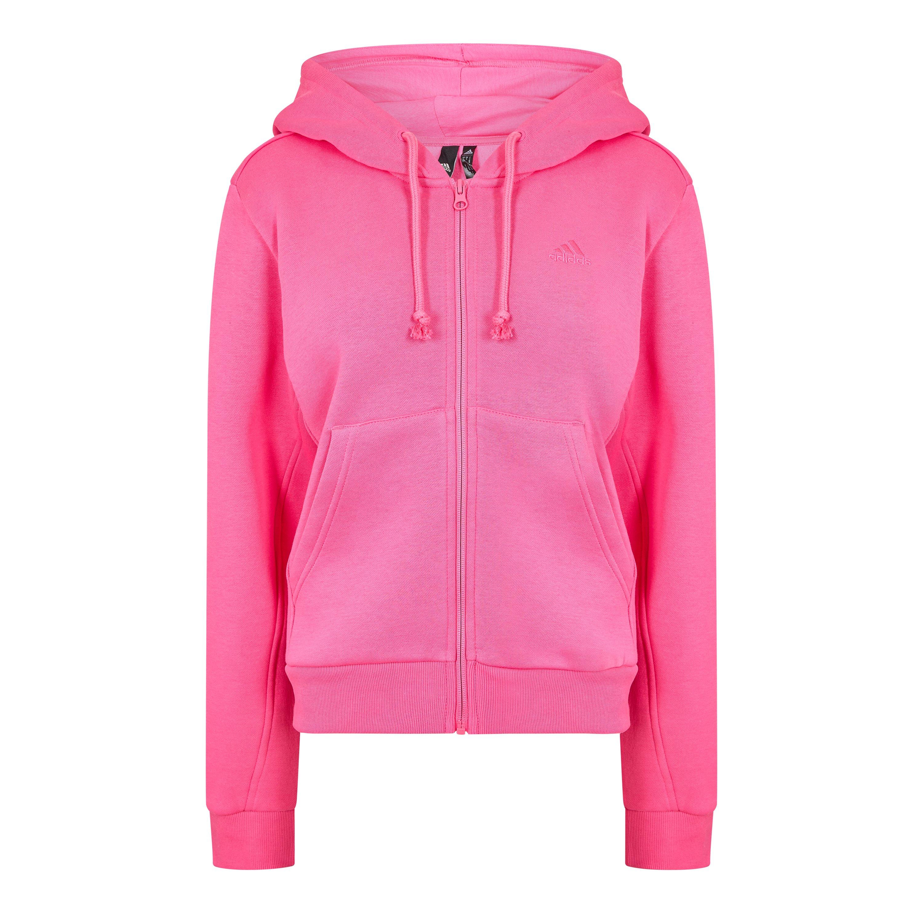 Lyserød - adidas - ALL SZN Full Zip Hoodie - 1