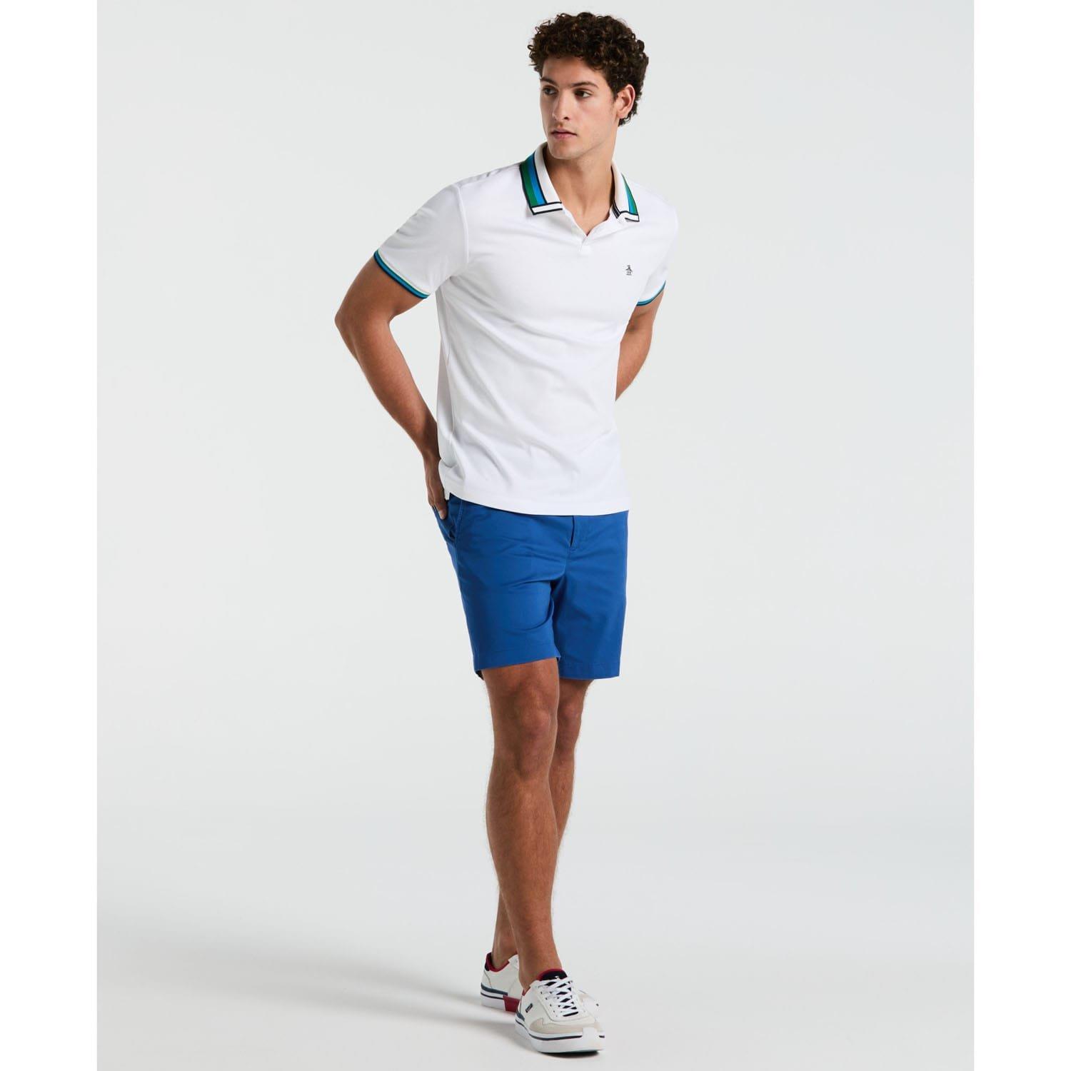 White - Original Penguin - Interlock Polo Shirt - 2