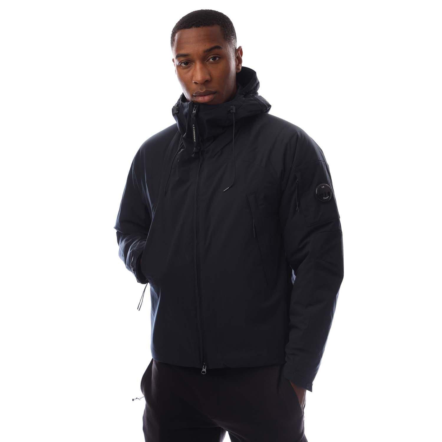 Navy - CP Company - Pro-Tek Hooded Padded Jacket - 3