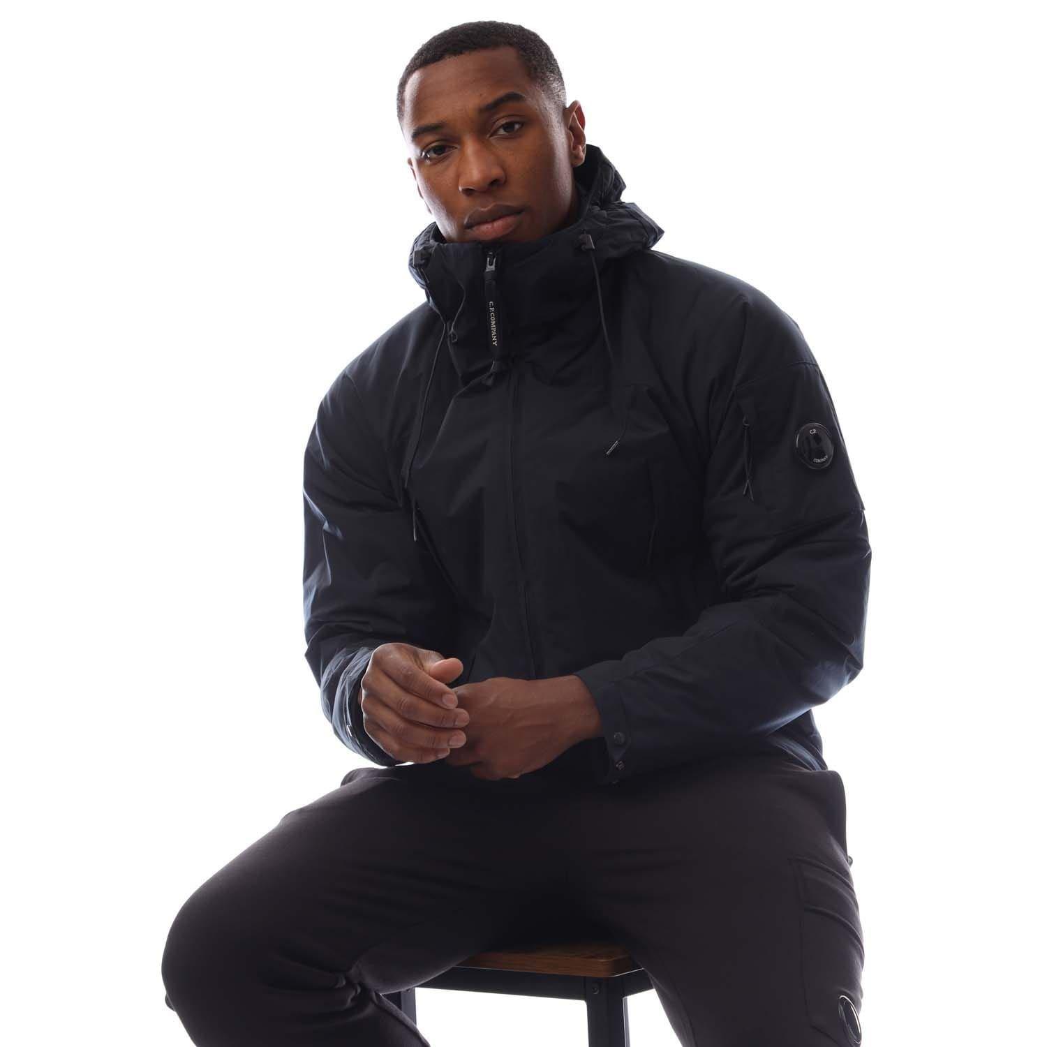 Navy - CP Company - Pro-Tek Hooded Padded Jacket - 4