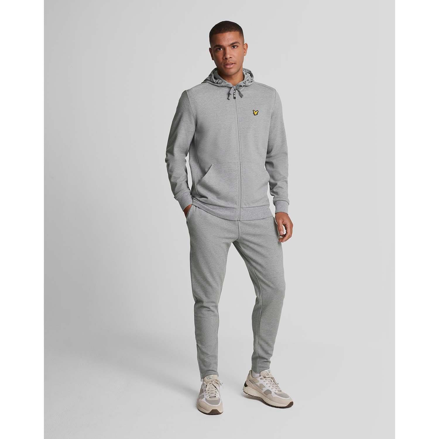 Grey - Lyle and Scott - Sports Full-Zip Hoodie - 2