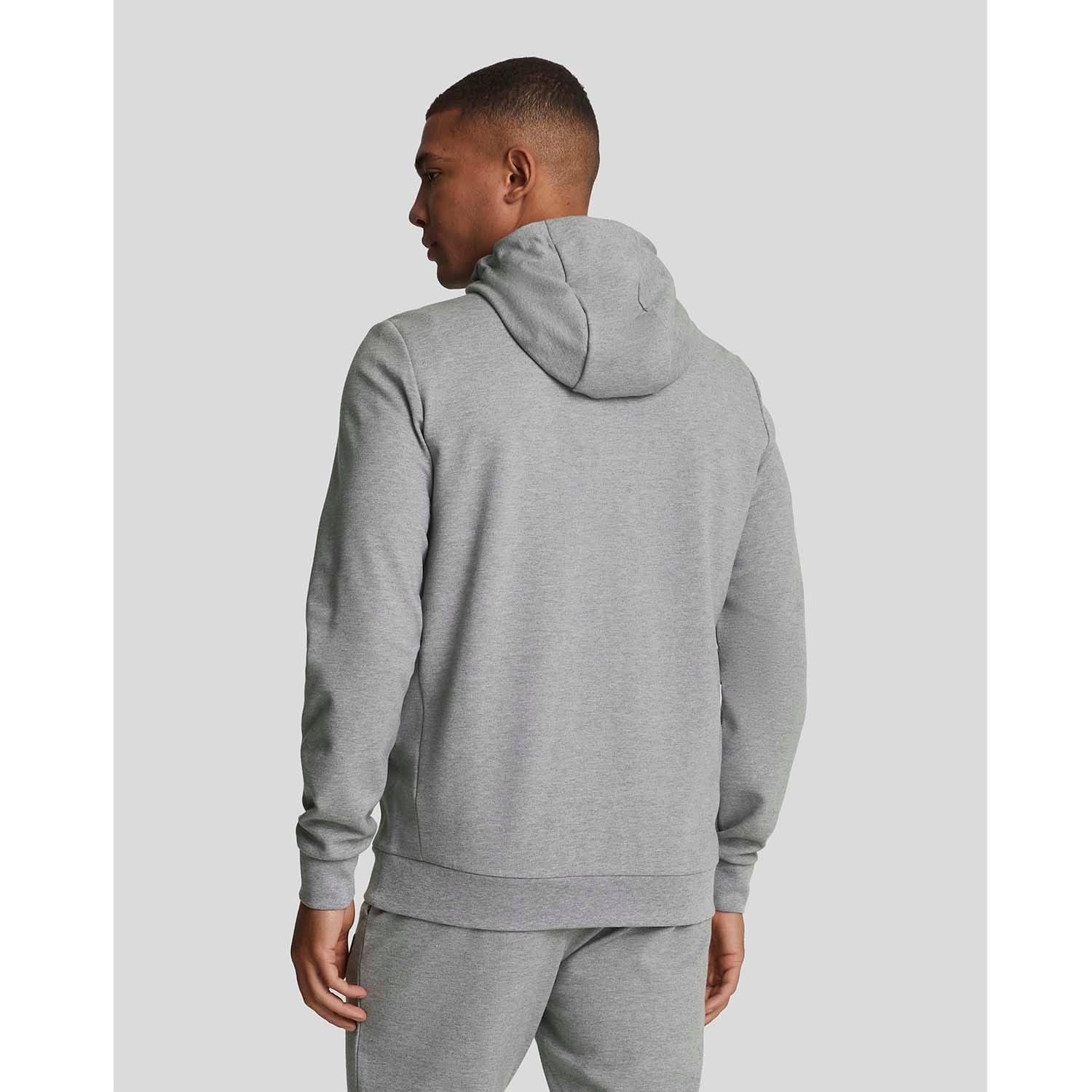 Grey - Lyle and Scott - Sports Full-Zip Hoodie - 3