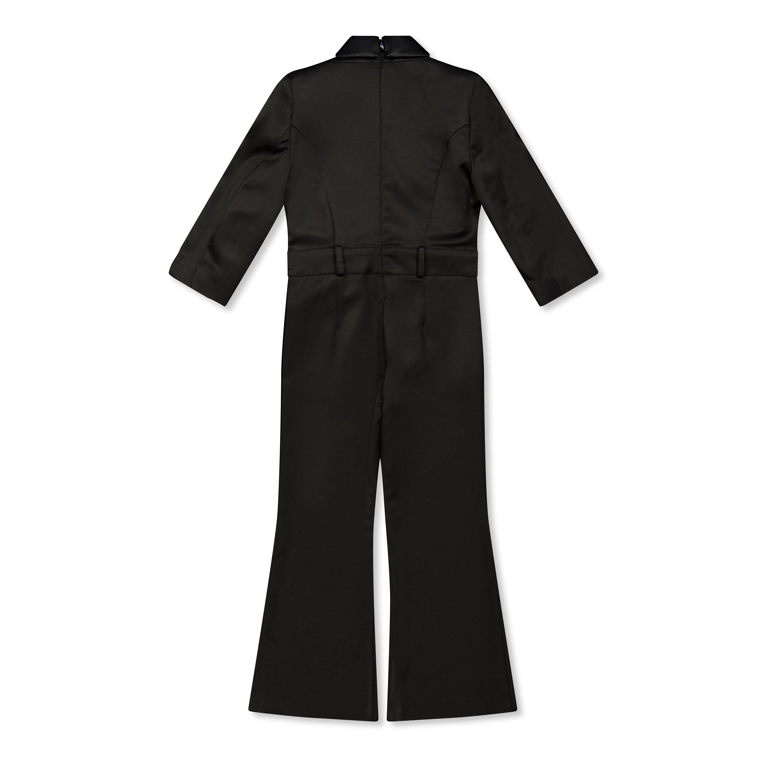 black - Balmain - Kids' Logo Jumpsuit - 2