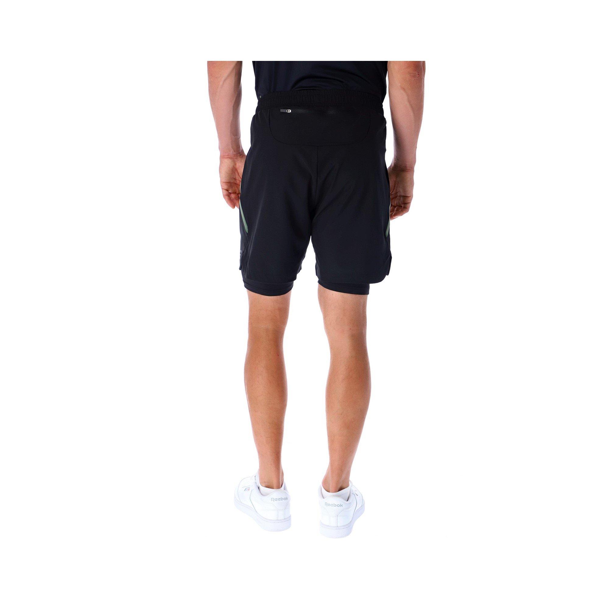 Black - Ted Baker - Running 2in1 Shorts - 2