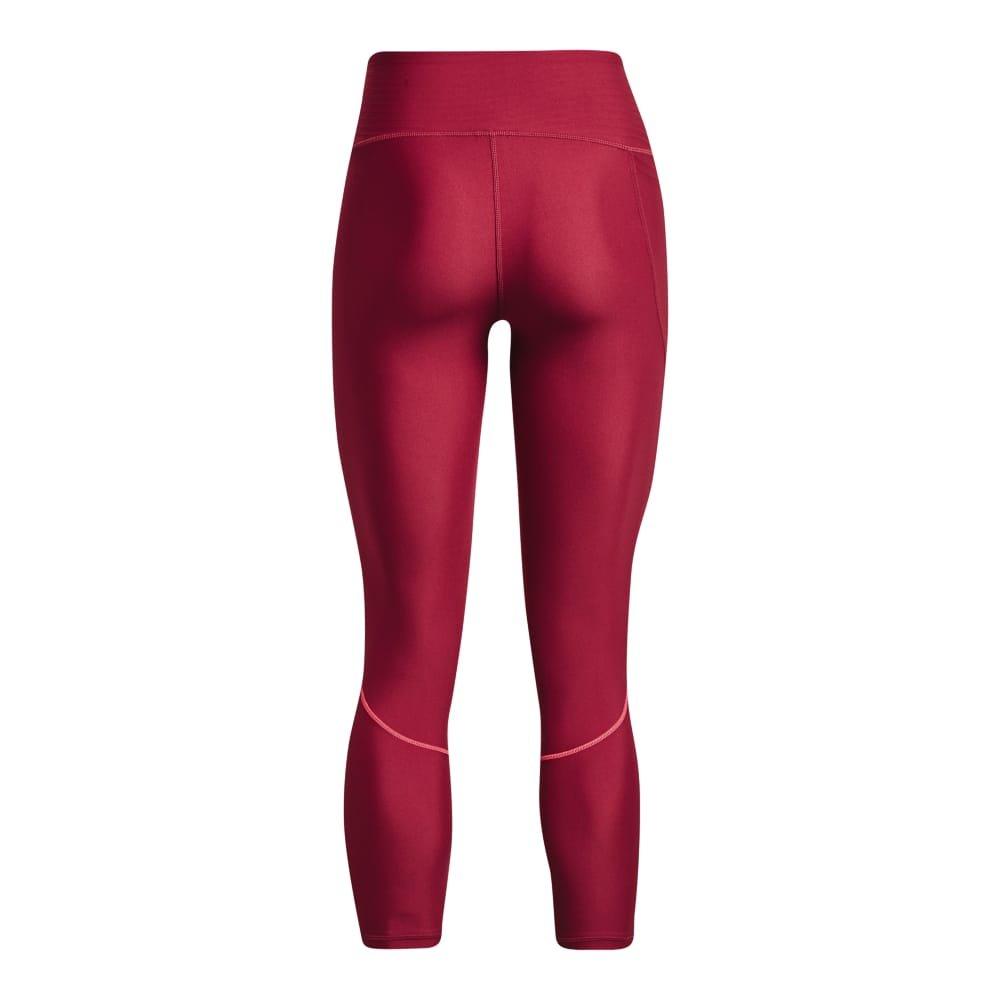 Pink - Under Armour - HG No-Slip Waistband Ankle Leggings - 2