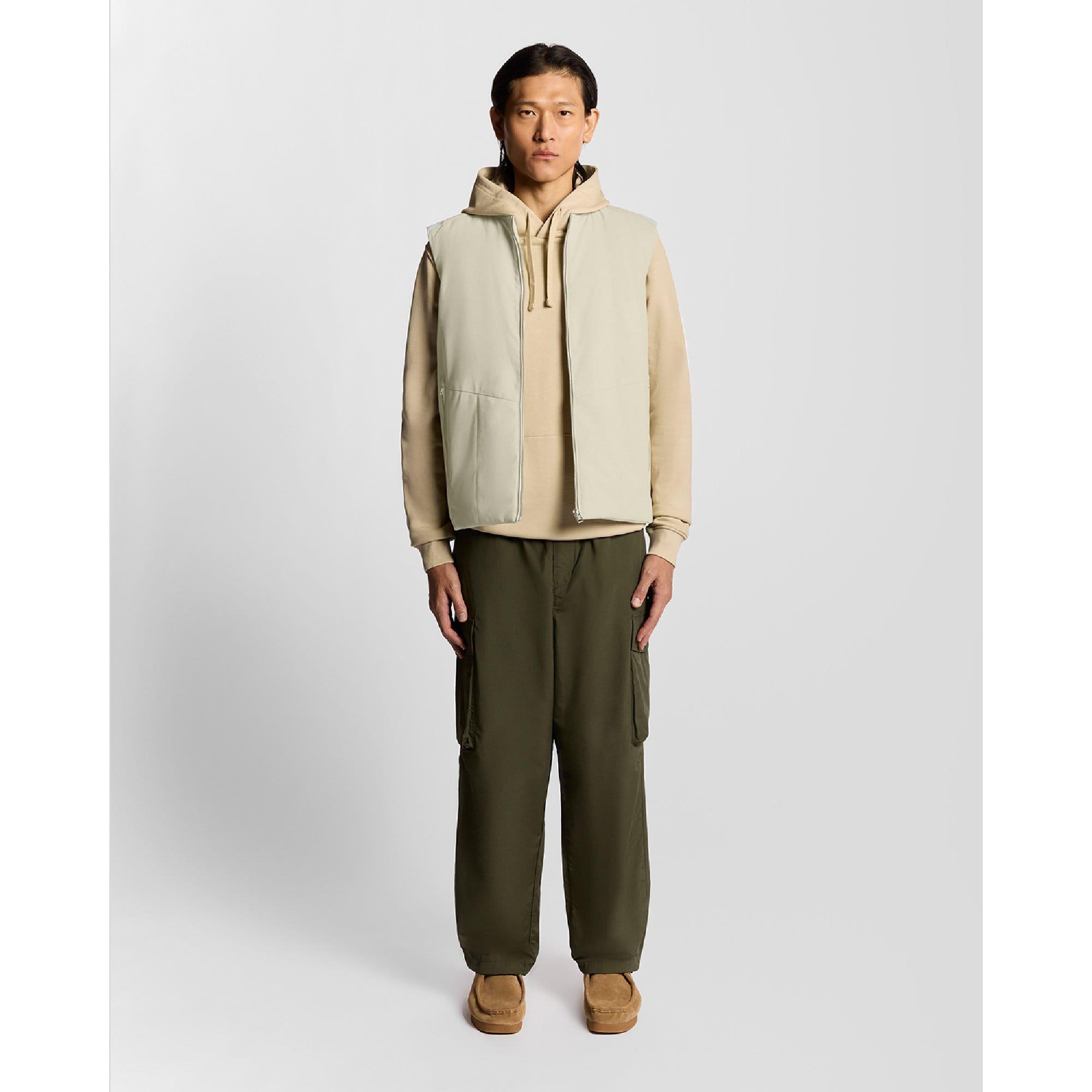 Brown - Lyle and Scott - Quilted Shell Gilet - 2