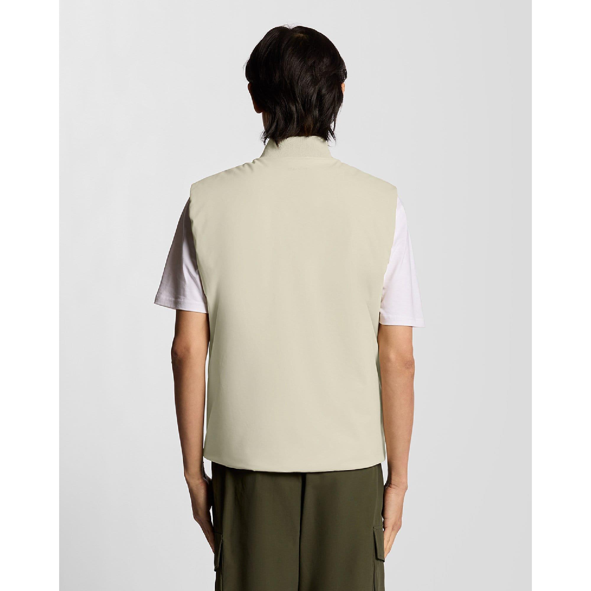 Brown - Lyle and Scott - Quilted Shell Gilet - 4