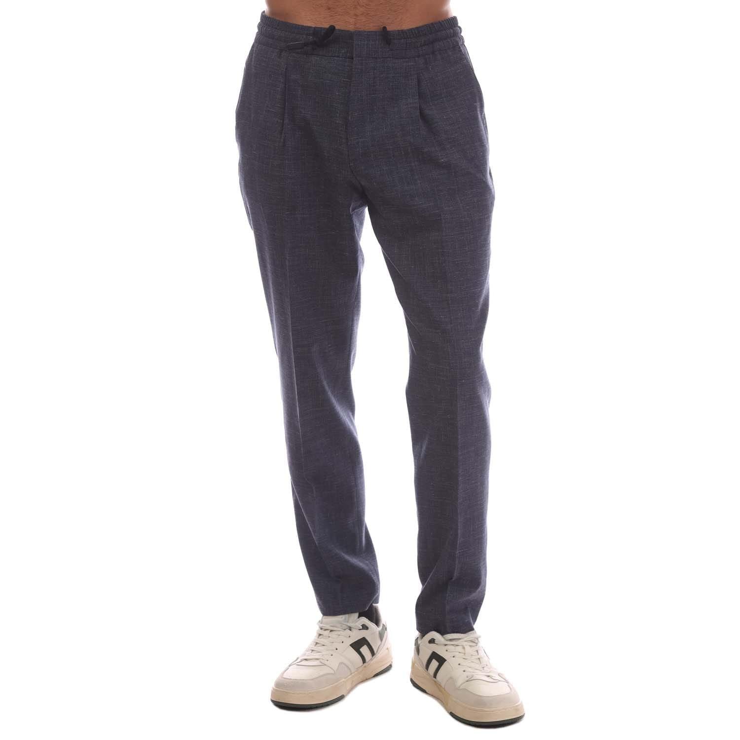 Navy - Boss - T-Gee Trousers - 1