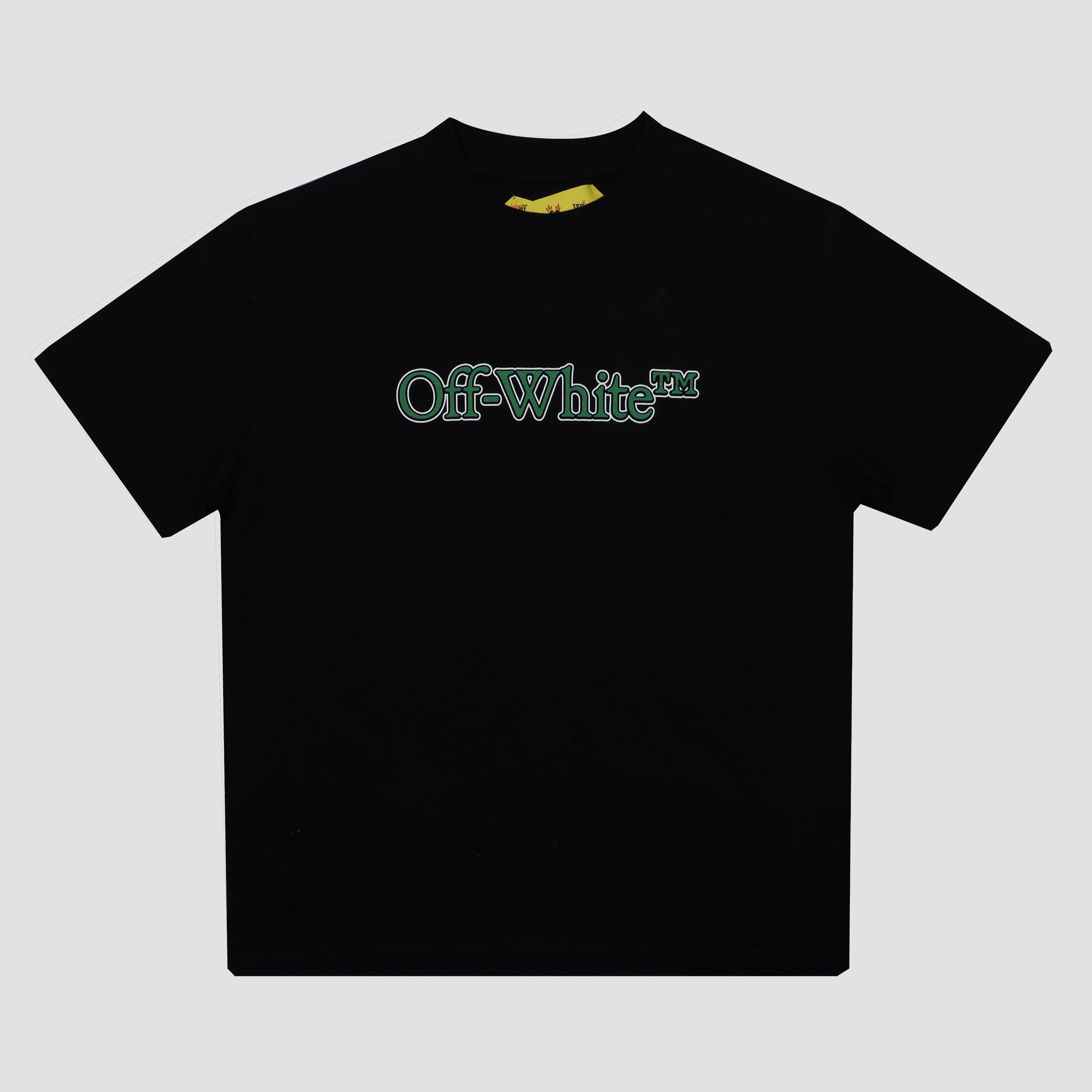 Sort Grøn - Off White - Off Bookish Tee In99 - 1