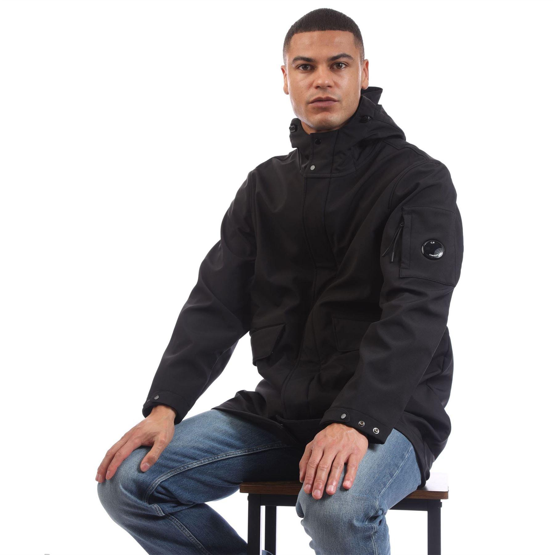 Black - CP Company - Shell-R Hooded Parka Jacket - 4