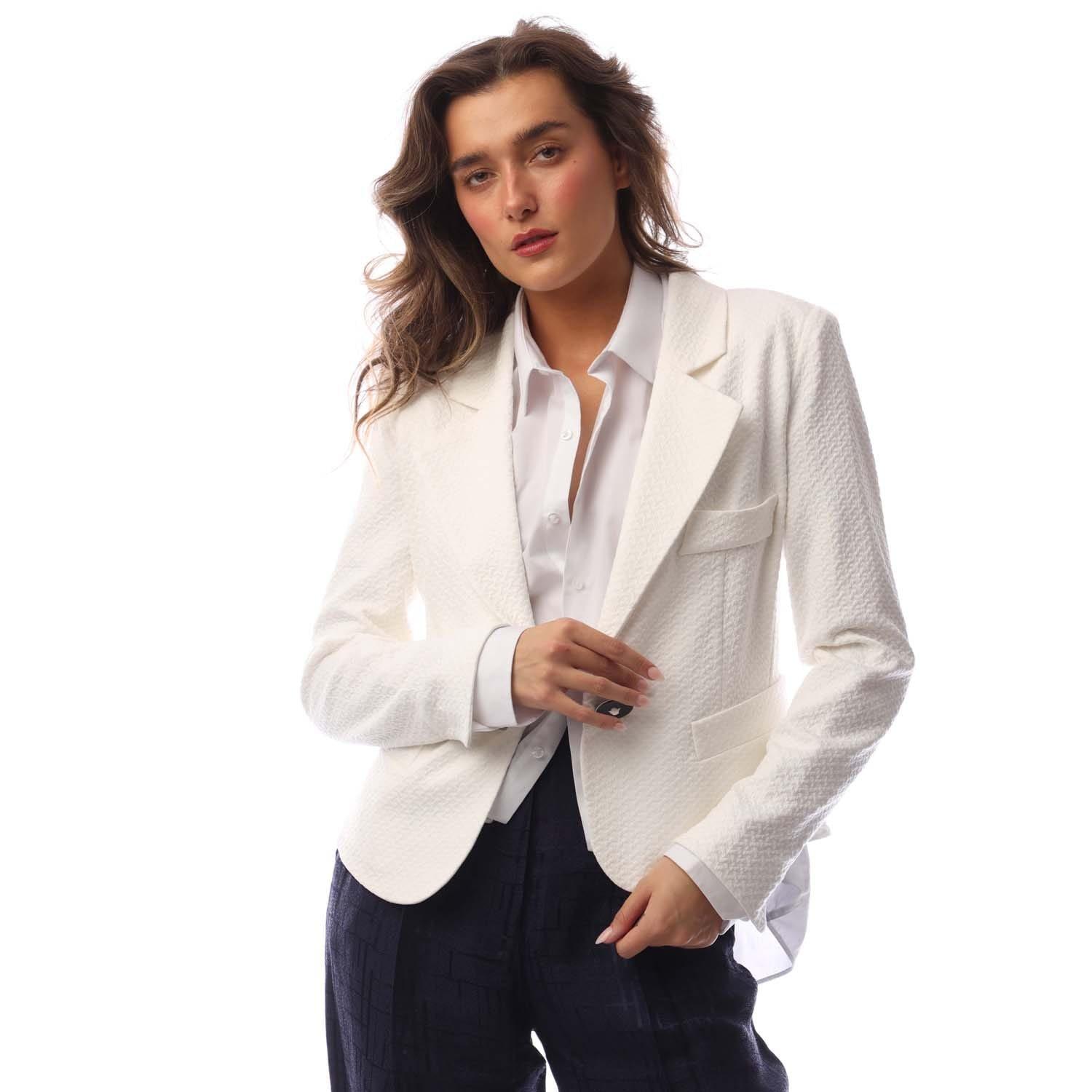 Emporio Armani Blazer - White - Size 14
