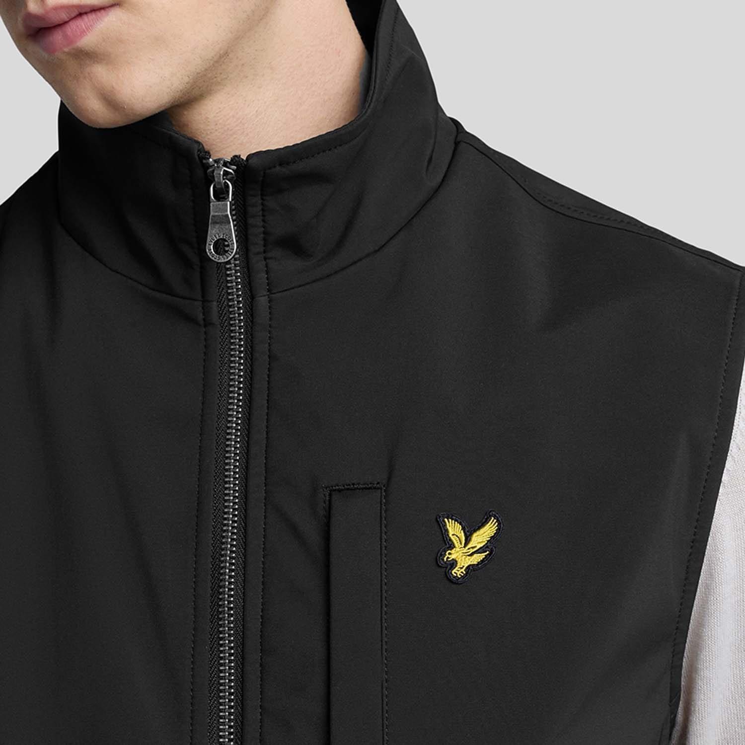 Black - Lyle and Scott - Lightweight Softshell Gilet - 4