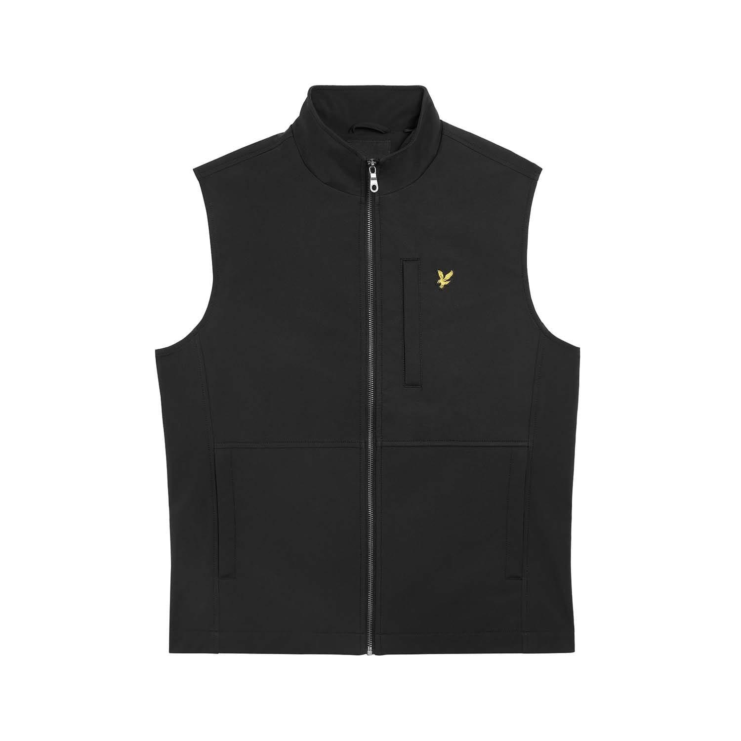 Black - Lyle and Scott - Lightweight Softshell Gilet - 5