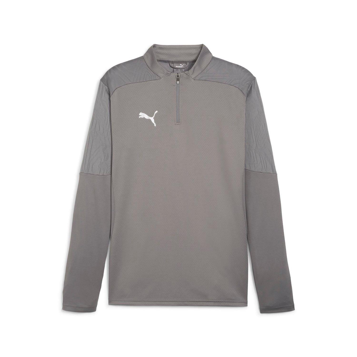 Grey - Puma - TeamFINAL Training 1/4 Zip Top - 1
