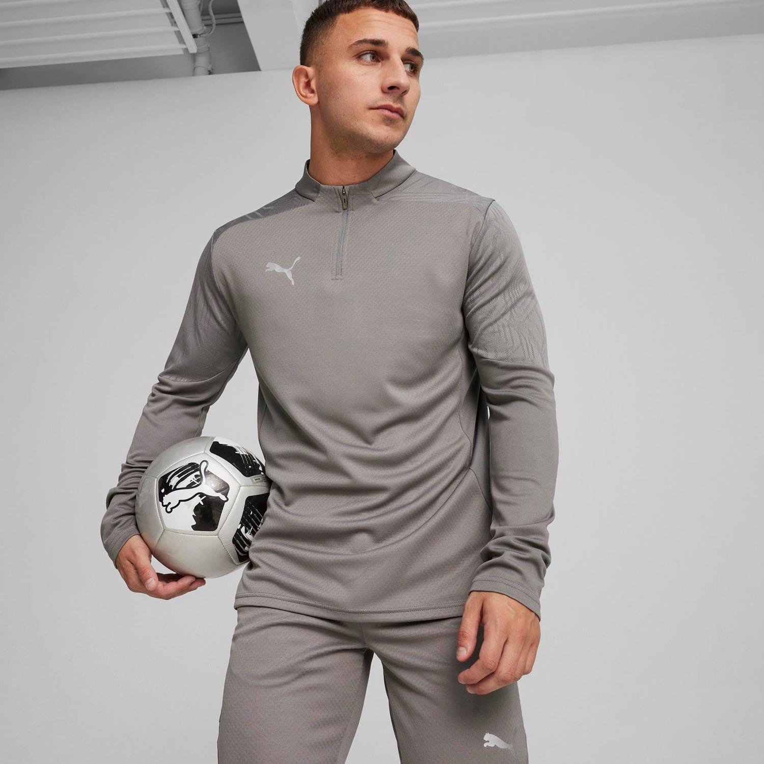 Grey - Puma - TeamFINAL Training quarter Zip Top - 3