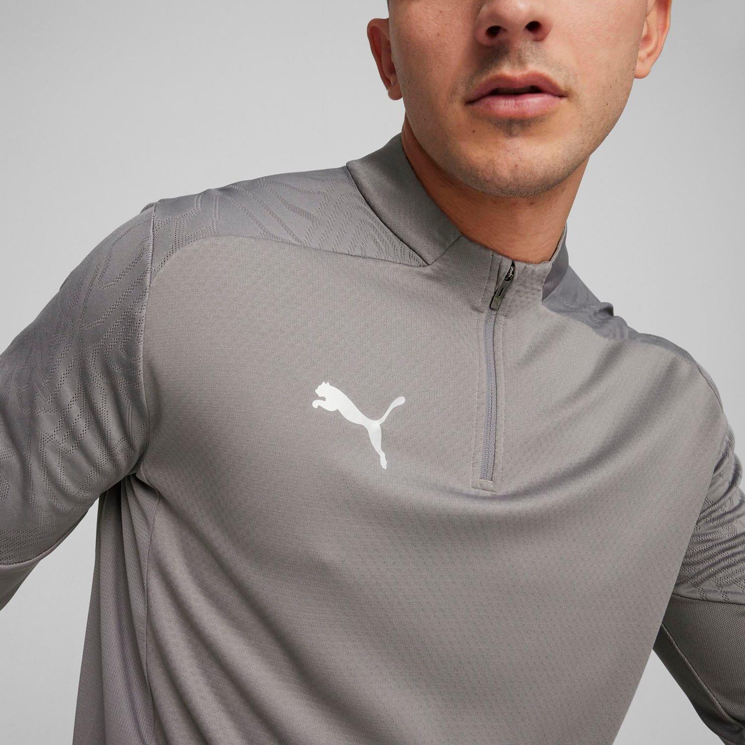 Grey - Puma - TeamFINAL Training quarter Zip Top - 5