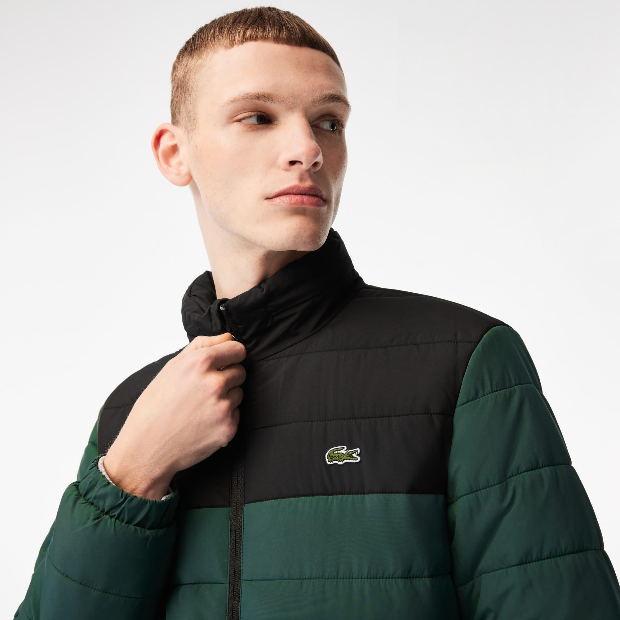 Black Green - Lacoste - Hooded Puffer Jacket - 2