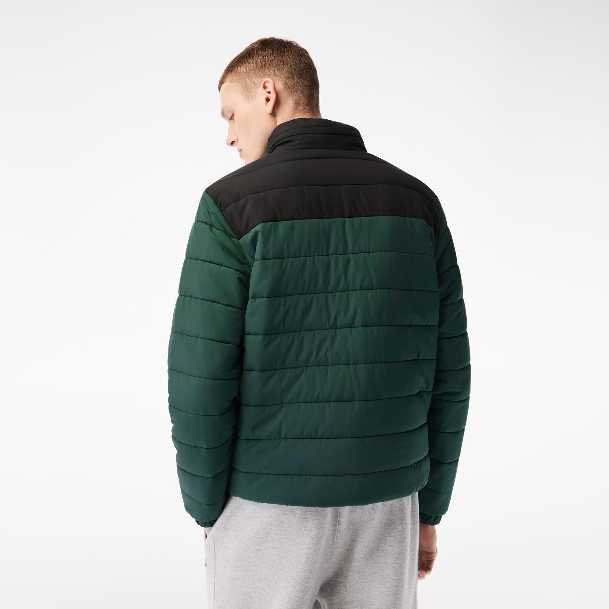 Black Green - Lacoste - Hooded Puffer Jacket - 3