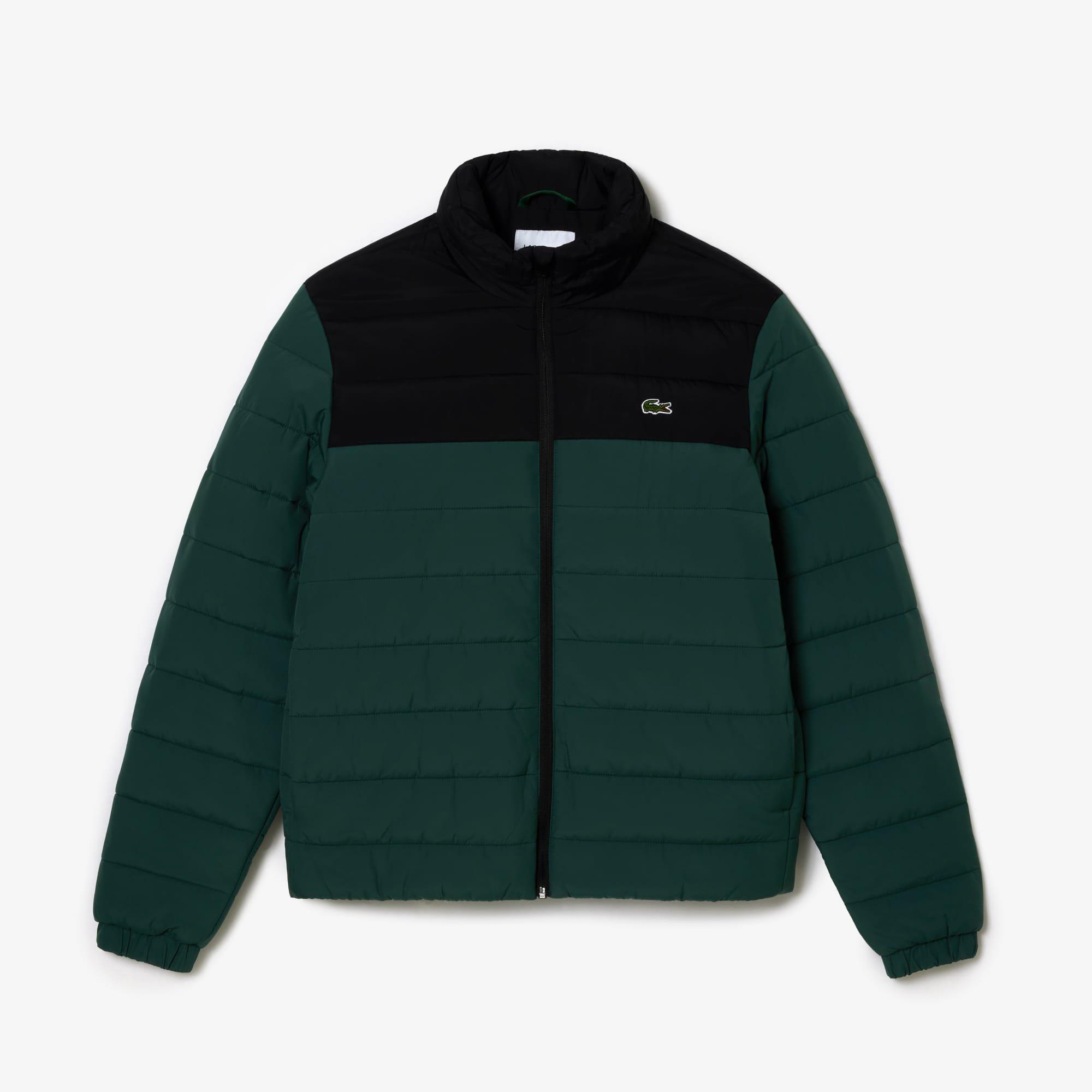 Black Green - Lacoste - Hooded Puffer Jacket - 4