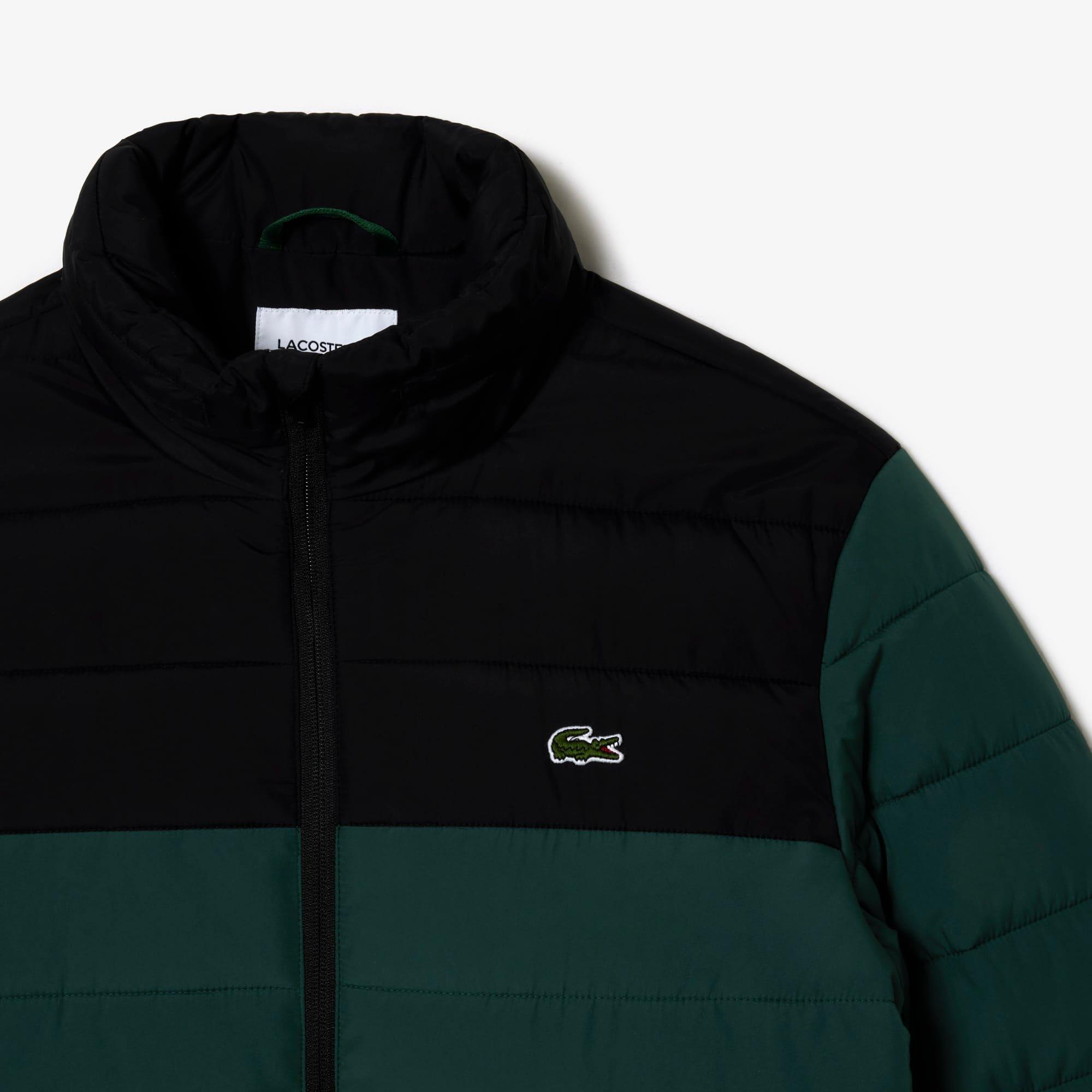 Black Green - Lacoste - Hooded Puffer Jacket - 5