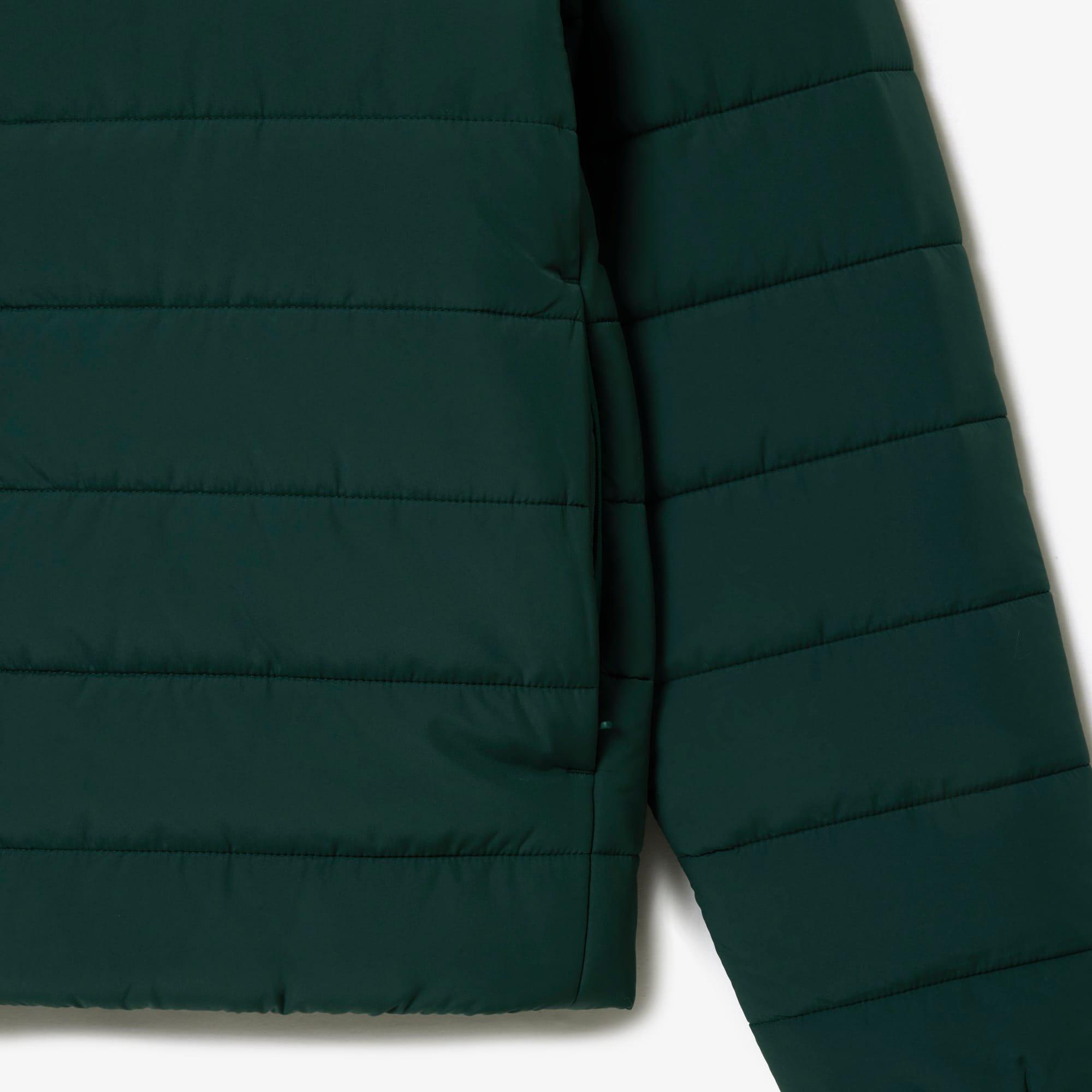 Black Green - Lacoste - Hooded Puffer Jacket - 6