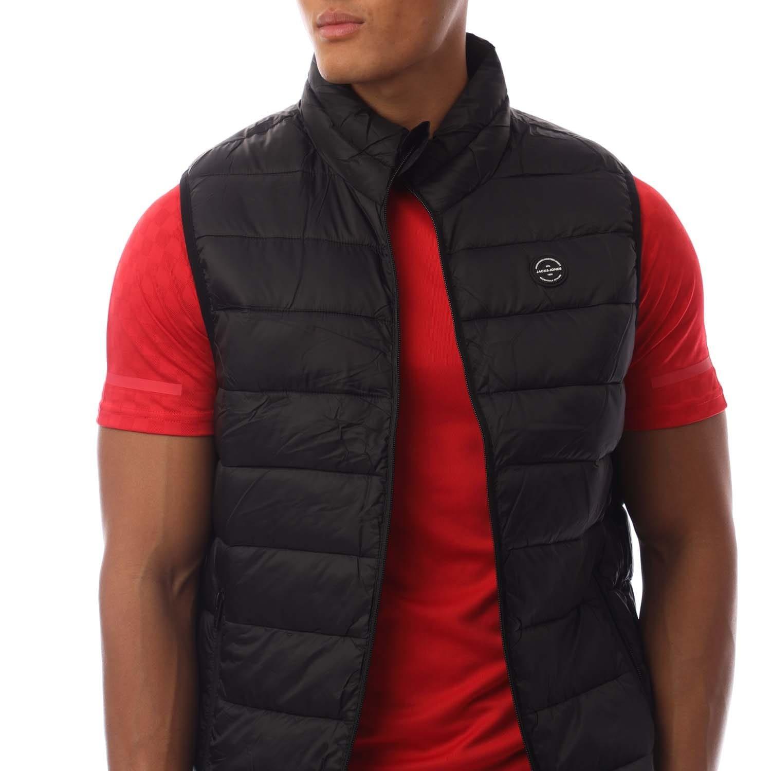 Black - Jack and Jones - Wilson Body Warmer Gilet - 2