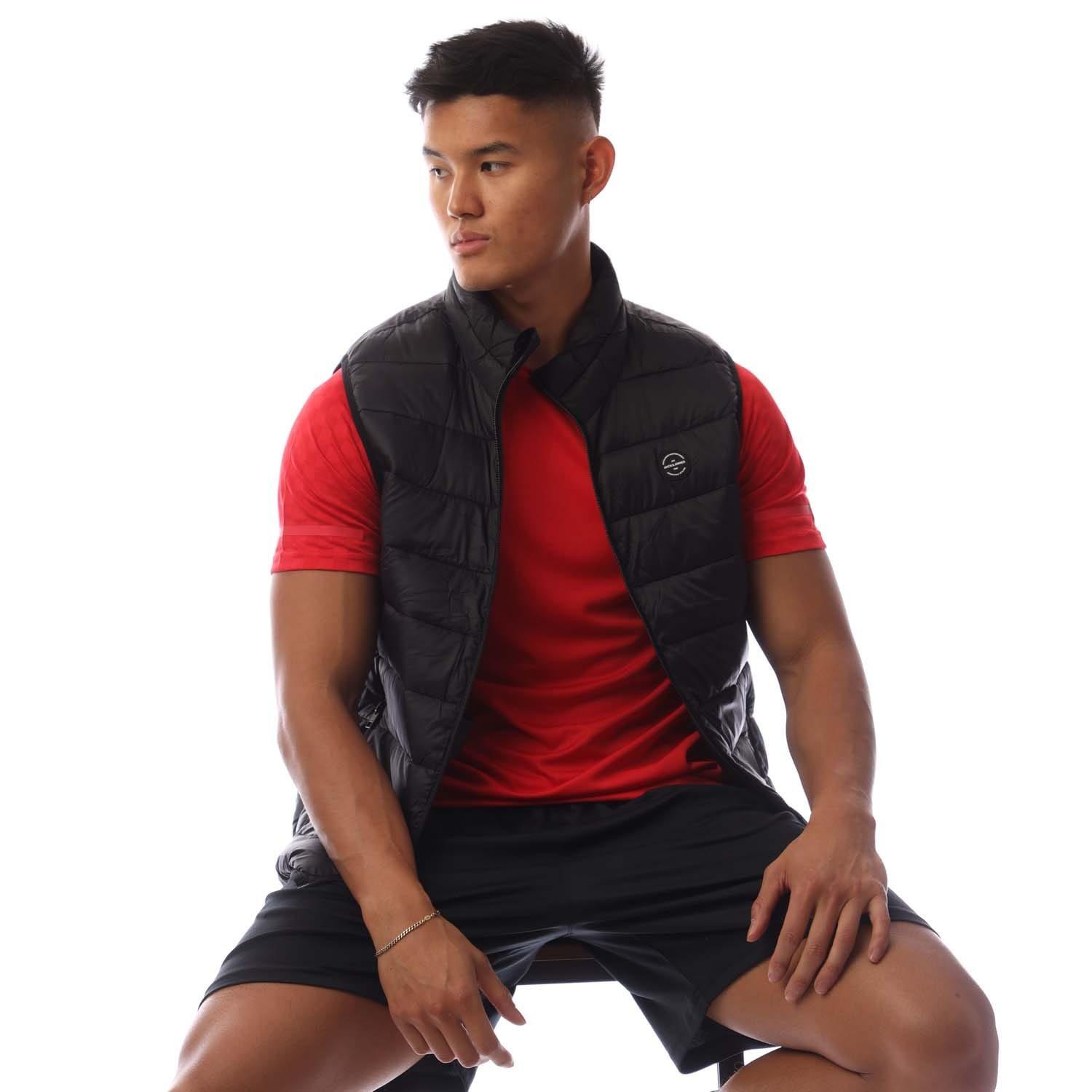 Black - Jack and Jones - Wilson Body Warmer Gilet - 4