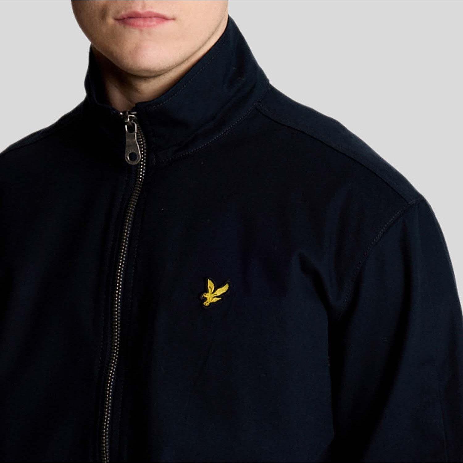 Blue - Lyle and Scott - High Neck Twill Jacket - 4