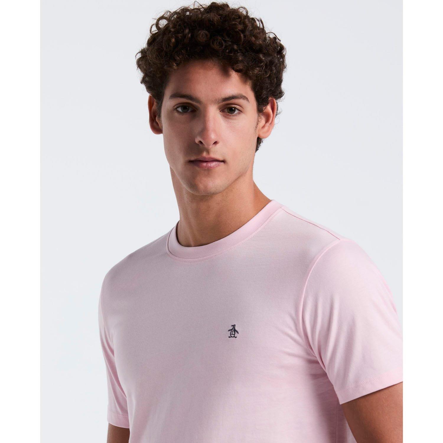 Pink - Original Penguin - Embroidered Logo T-Shirt - 3