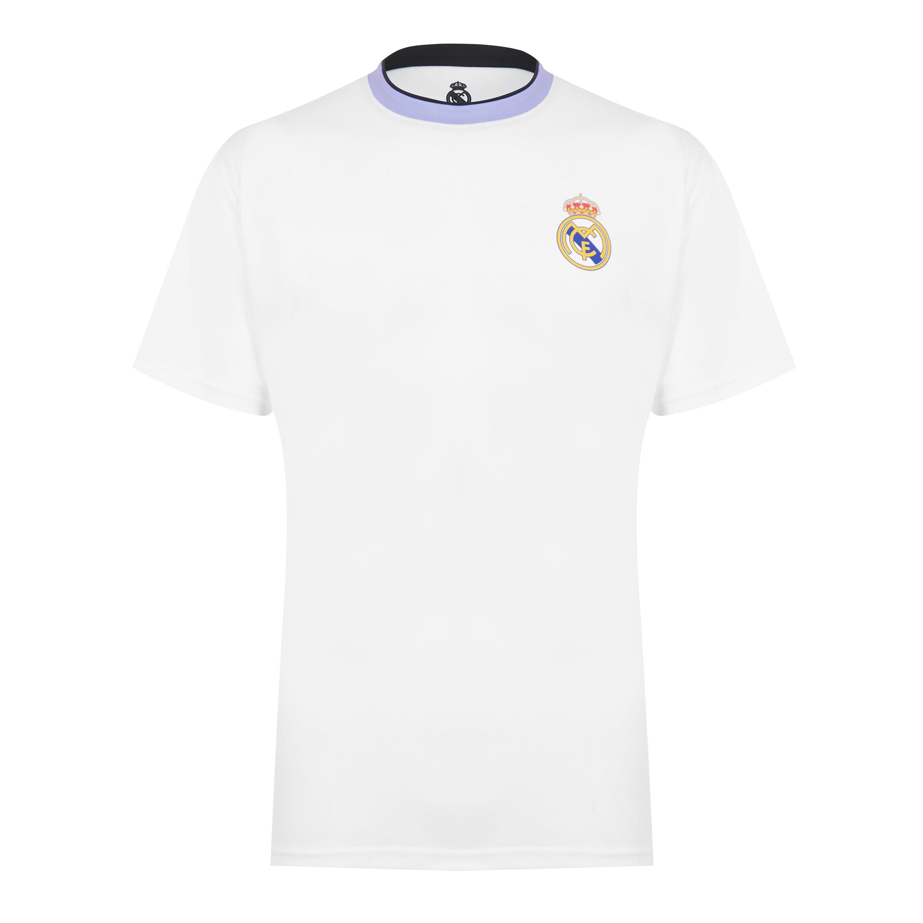 White - Team - Real Madrid Poly T Shirt Juniors 2022 2023 - 1