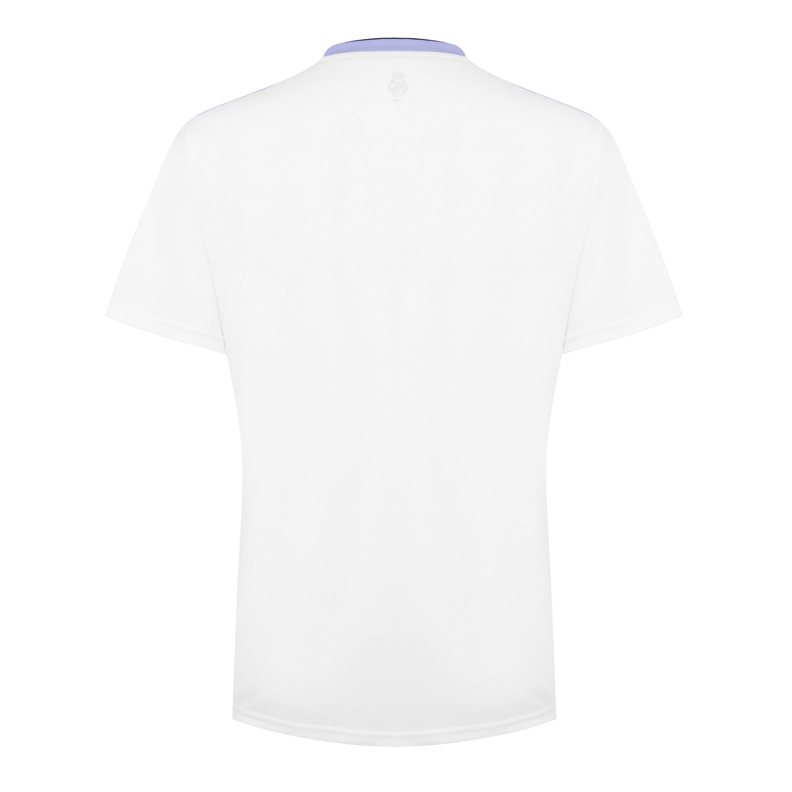 White - Team - Real Madrid Poly T Shirt Juniors 2022 2023 - 2