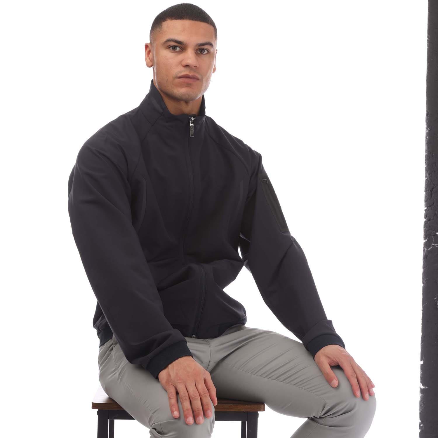 Dark Blue - Boss - Athleisure Zipped Track Jacket - 4