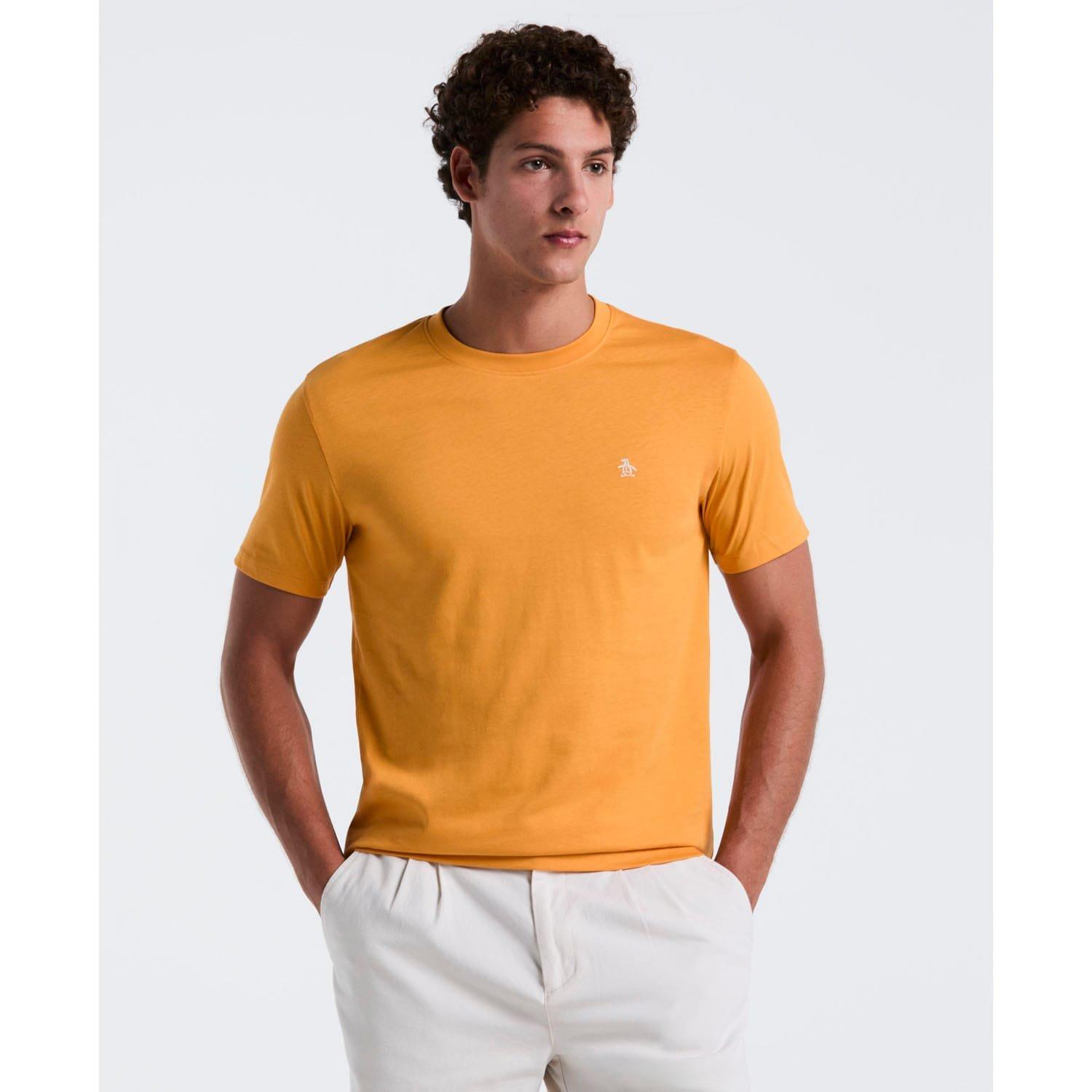 Yellow - Original Penguin - Embroidered Logo T-Shirt - 1