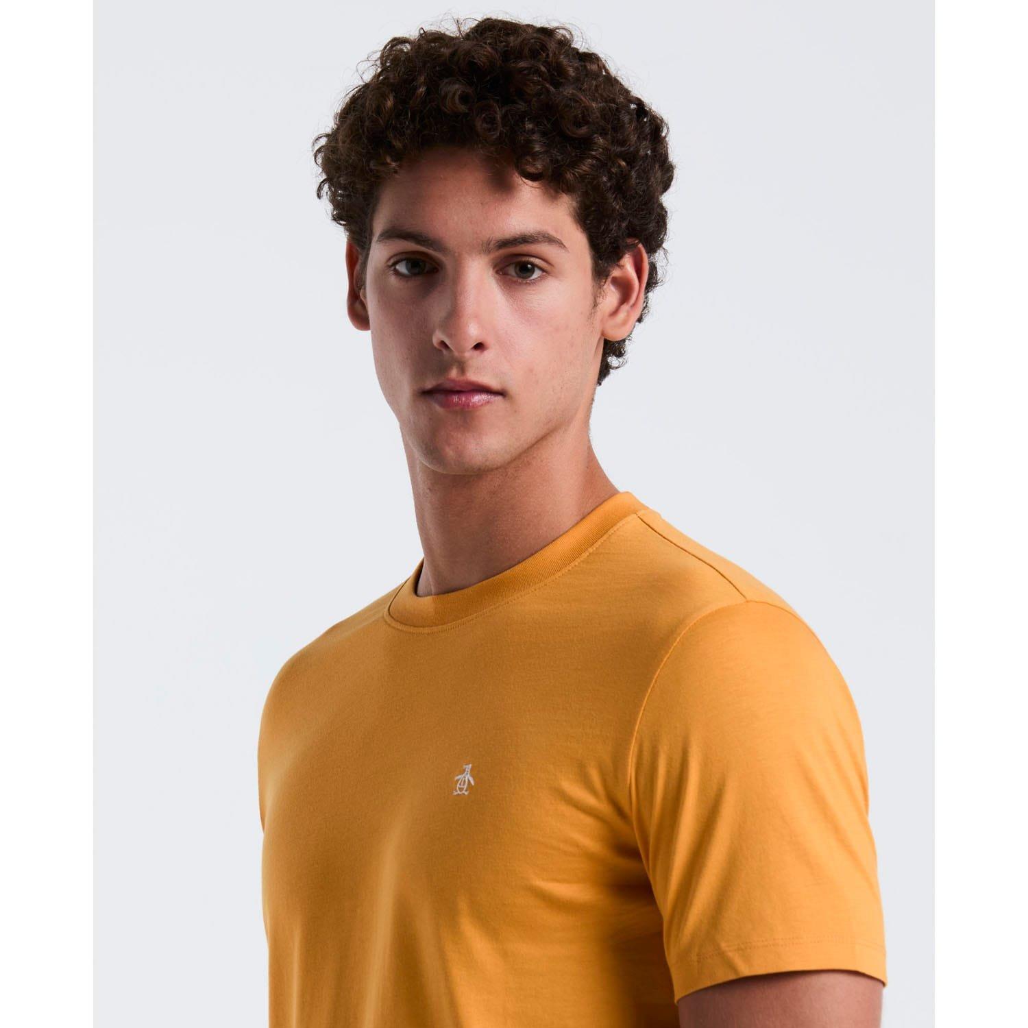 Yellow - Original Penguin - Embroidered Logo T-Shirt - 3