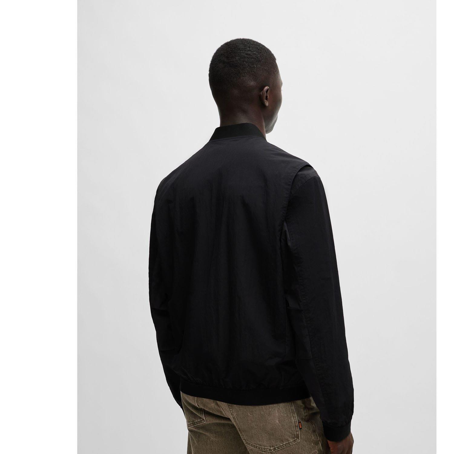 Black - Boss - Othmare Bomber Jacket - 2