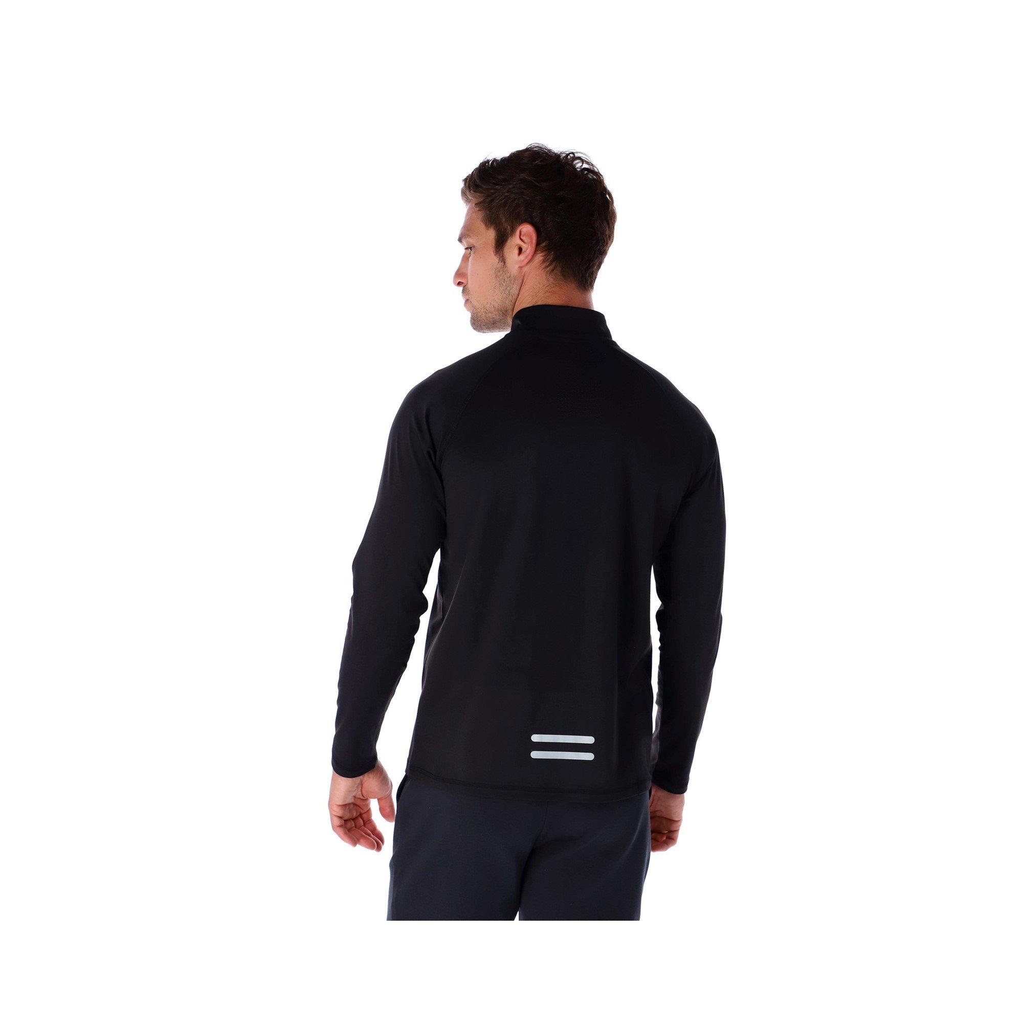 Black - Ted Baker - Essentials 1/4 Zip Top - 2
