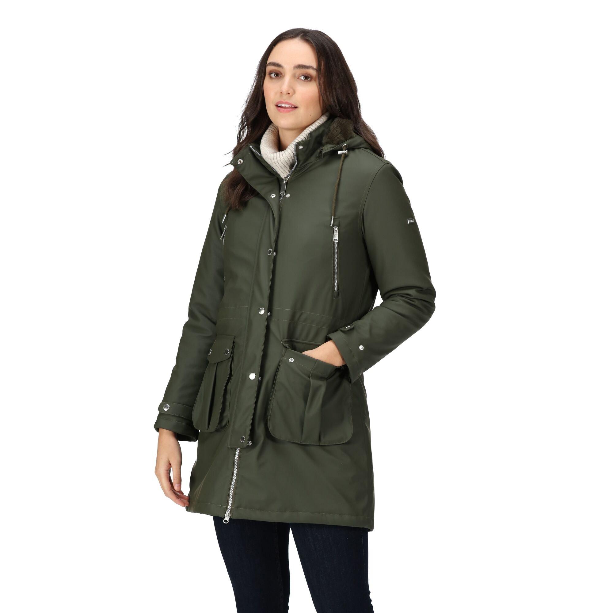 Dark Khaki - Regatta - Women's Fabrienne Water-Repellent Quilted Jacket - 3